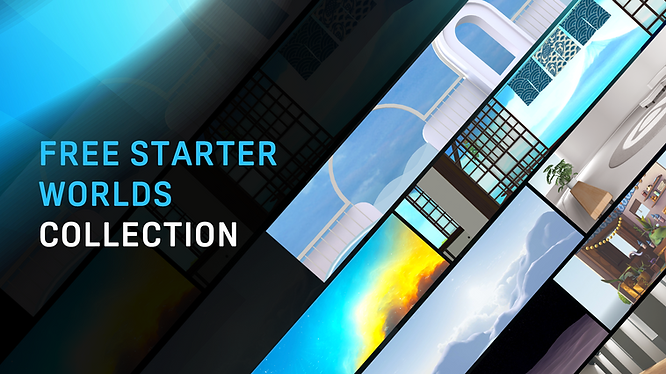 Freshly Released Free Starter Worlds for VIVERSE Users