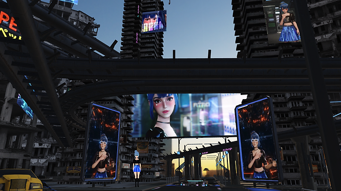 NANA’s home, a 3D virtual space created for the NANA JUMP Project