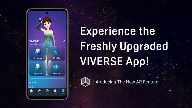Introducing the Freshly Upgraded VIVERSE App! Greet Your Friends with the AR Feature