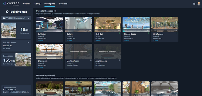 VIVERSE for Business provides handy Management Console to manage all the digital twins