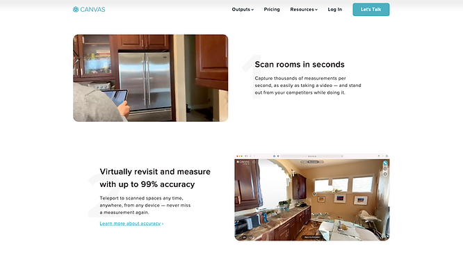 3d scanner app, Canvas' official website