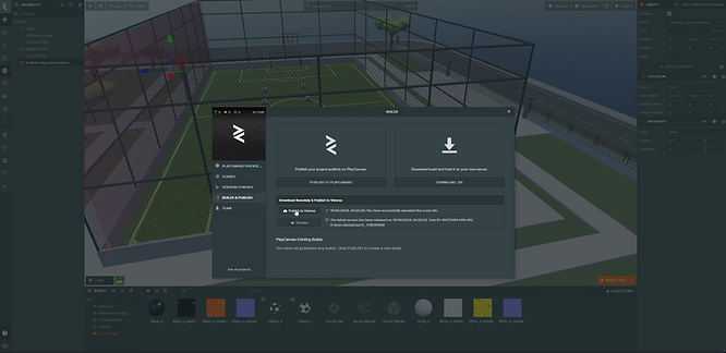 After building your no-code game in PlayCanvas, one click publish it to your VIVERSE Create account.