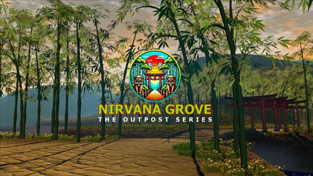 Part of The Outpost Series, this tranquil virtual nature retreat offers calming sounds, lush grounds, and meditative exploration.