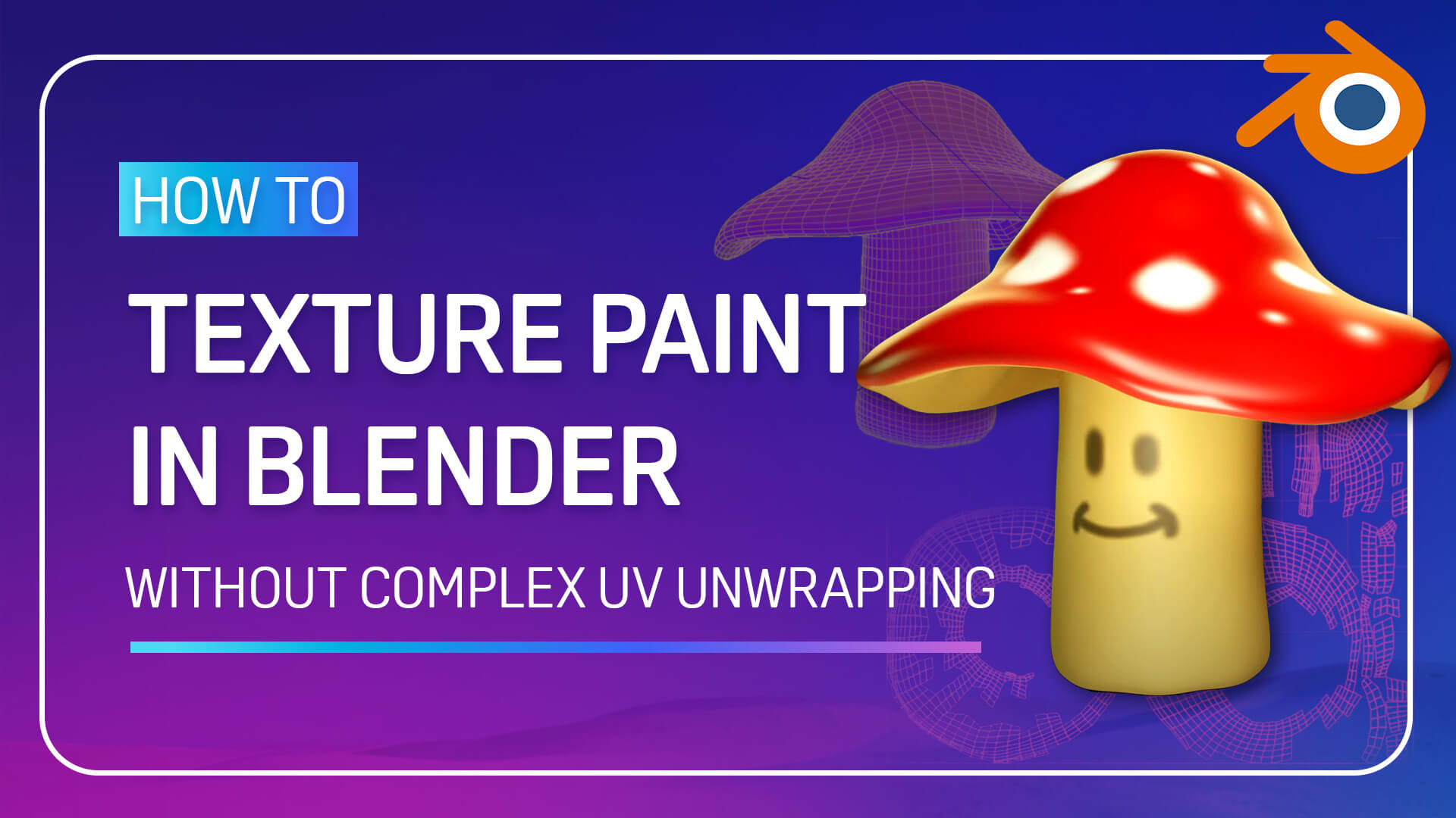 How to Texture Paint in Blender Without Complex UV Unwrapping (Beginner Tutorial)