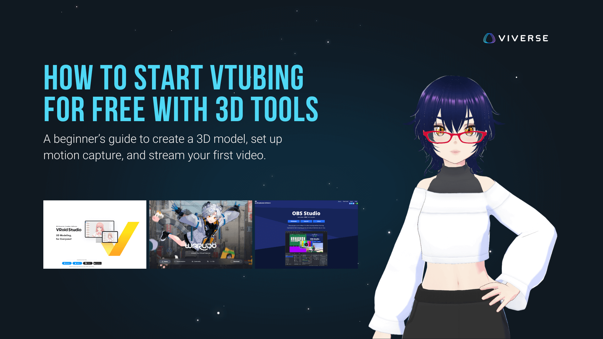 How to Start VTubing with Free 3D Tools 