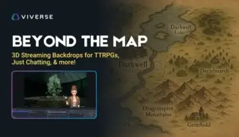 Unlock Stunning 3D Worlds For Your RPG Stream With VIVERSE Backdrops