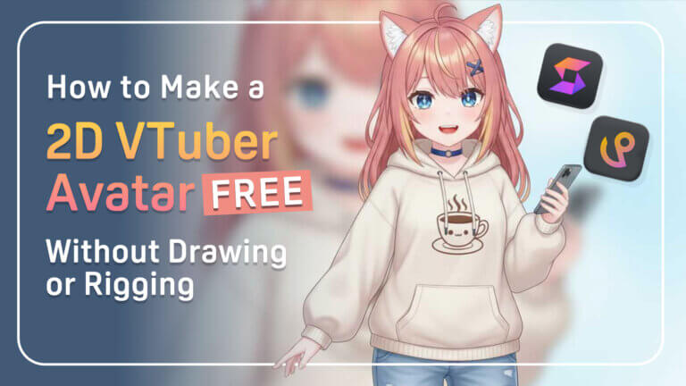 How to Make a 2D VTuber Model FREE - No Drawing or Rigging
