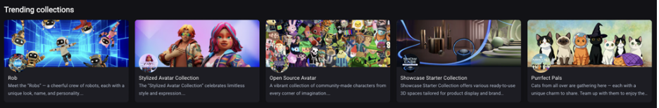 New collections have been added to VIVERSE Marketplace.