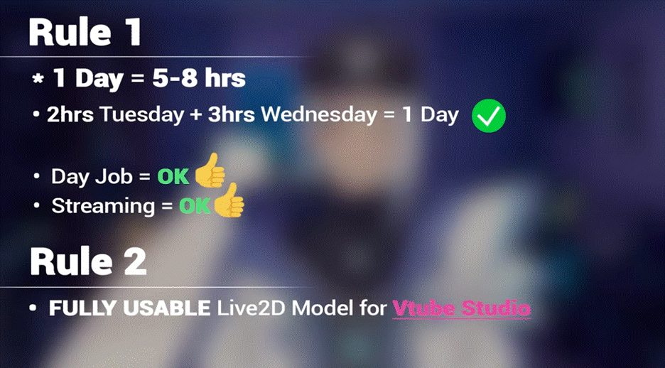 Zekoz set rules for himself to make sure he could have time to dedicate to his structured learning.