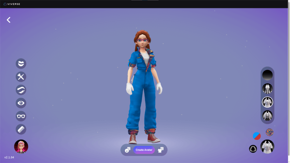 This new look isn't half bad! VIVERSE Avatars are a great way to start with a custom 3D model.