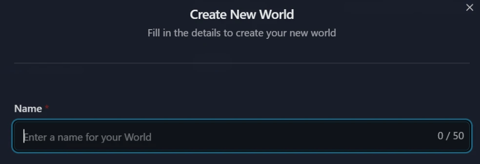 World names can now be up to 50 characters.