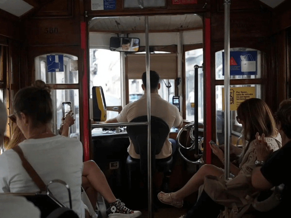 Lisbon trip from Travis of HTC Post-Wave while on a trolly.