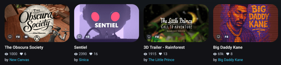 You now have a cleaner view of relevant text below content thumbnail cards.