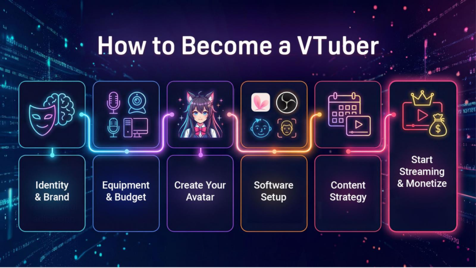 The Complete Beginner’s Guide: How to Become a VTuber from Start to Finish
