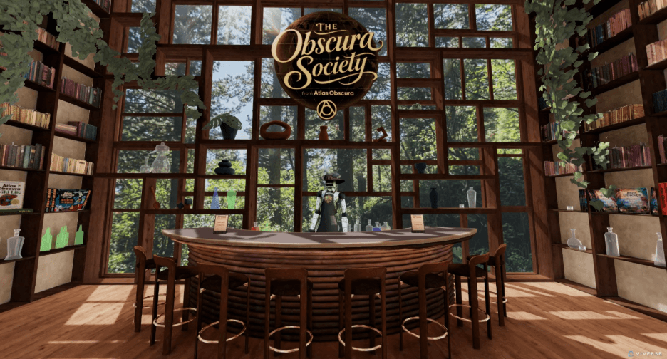 Discovery starts at the bar through conversation in The Obscura Society.