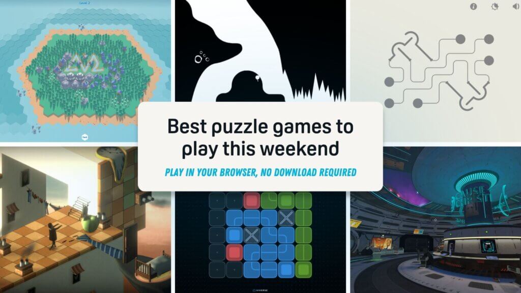Best free puzzle games to play this weekend. Play in your browser, no download or sign up required.
