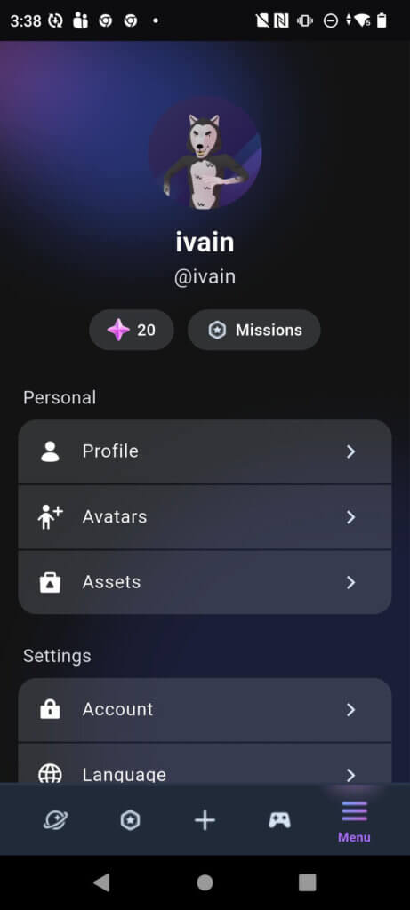 The updated profile page is cleaner and easier to navigate.